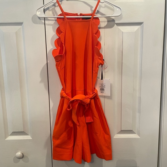 Victoria Beckham Pants - NEW Victoria Beckham Florida Gators Orange Romper Shorts Top Size S